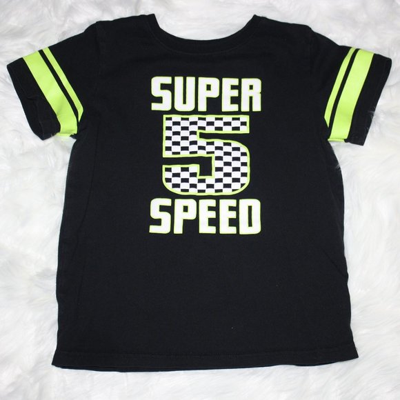 3/$15 Okie Dokie Boy's Black Tee Size XL(7) - Picture 1 of 4